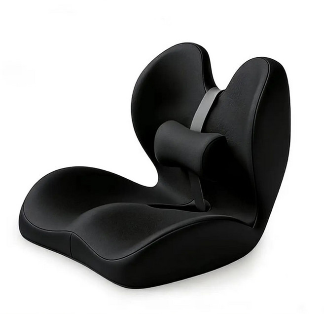 LEMONTREE 護腰坐墊 人體工學靠墊 辦公室美臀坐墊, 紳士灰