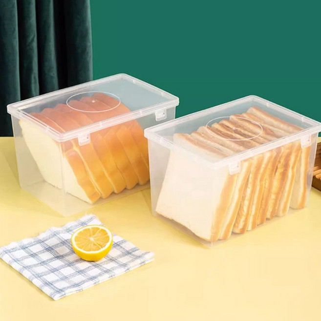 밀폐용기 식빵 브레드 보관 쿠키 용기 수납 브레드박스 밀폐 케이스 보관함 간식 R018-O, 단품, 1개