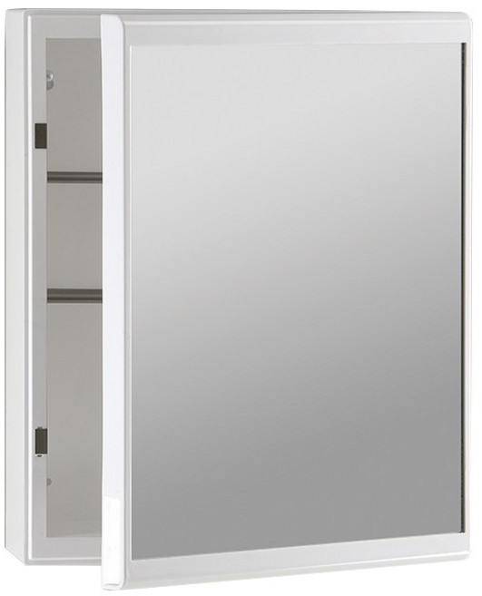 華冠防蝕防水浴室鏡櫃HM415 防潮化妝鏡 多功能置物鏡櫃, 白色