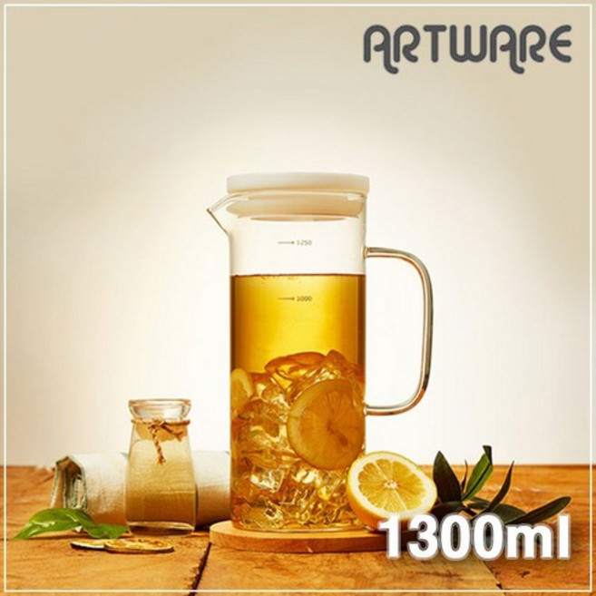 루미낙 내열유리 워터저그(PP) 1.3L 유리물병, 쏭스타 본상품선택, 1개