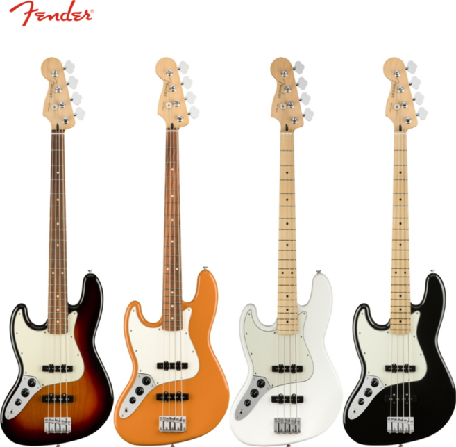 펜더 멕펜 플레이어 재즈 베이스 왼손 4종 색상, 3-Color Sunburst, 1개