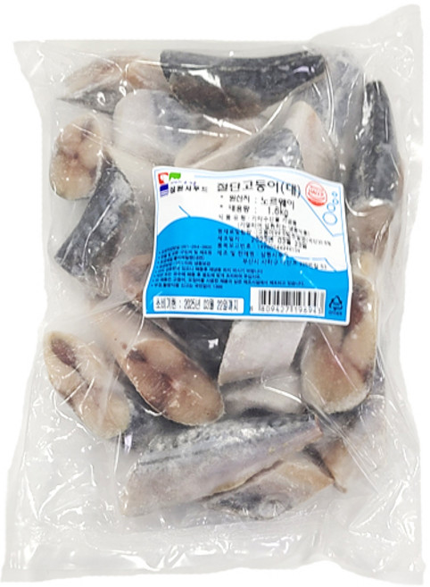 삼원 절단고등어(대)1.6kg, 1개