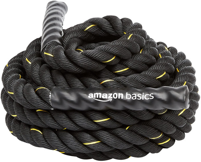 아마존 베이직 배틀 로프 직경 4cm 길이 12m 블랙