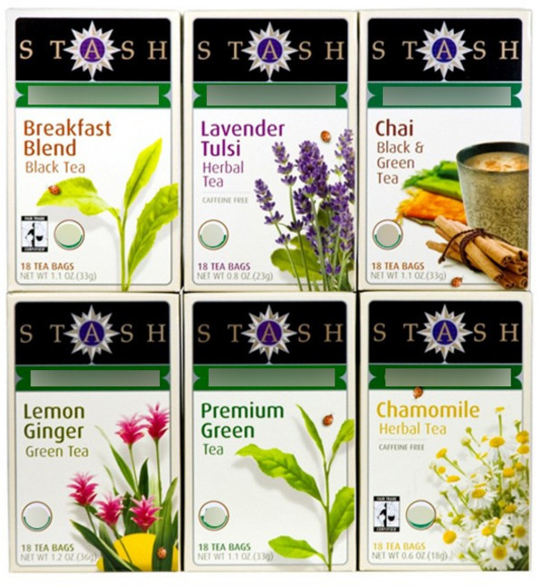 스태쉬티 어소트먼트 티 6종 세트, Tea, 1개입