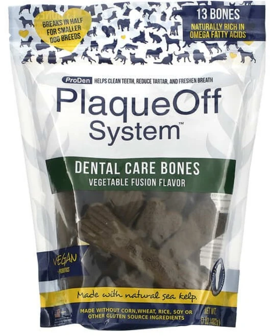 프로덴 플라그오프 시스템 치석제거껌 베지터블퓨전 채소퓨전 다양한야채맛 13개입 482그램, 482g - 쿠팡