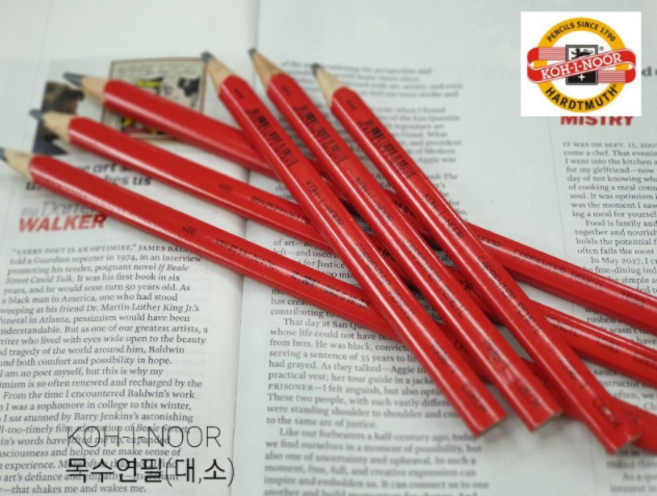 [코이노] 목수연필 소 대(한자루)/ CARPENTER PENCIL(옵션선택), 소=75mm