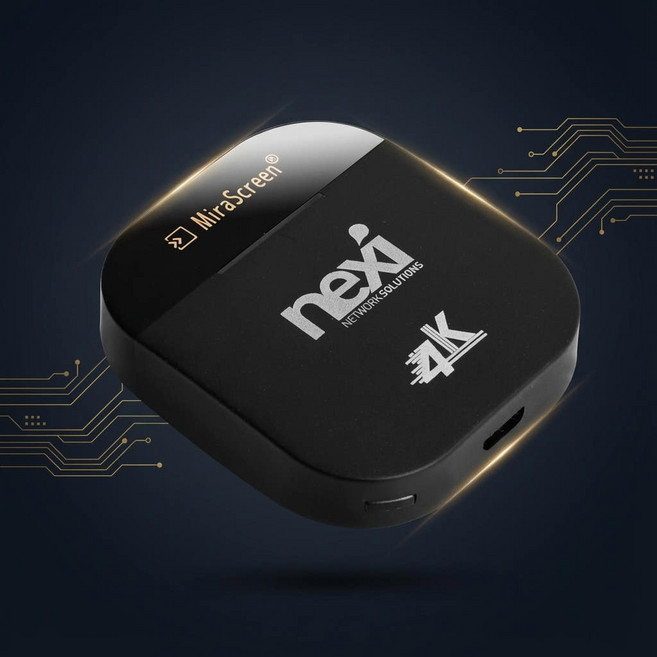 [NEXI] 4K 무선 MHL 스마트폰 무선 동글 구글 미러링 [NX912], 1개