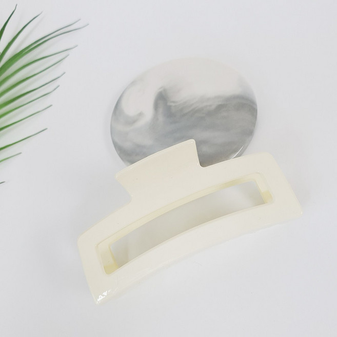 시크몽 그라데이션 유광 무광 긴사각 빅스퀘어 올림머리 헤어 집게핀