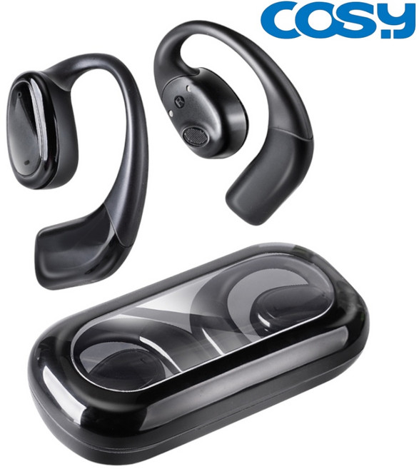 삼성 갤럭시 S26/S25/S24/S23/S22/S21/S20/S10 추천 오픈핏 귀걸이형 스포츠 무선 블루투스 이어폰 (OWS), 블랙