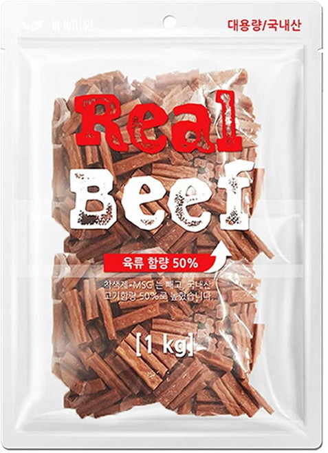 인네이처 리얼 국내산 강아지 간식, 1kg, 1개