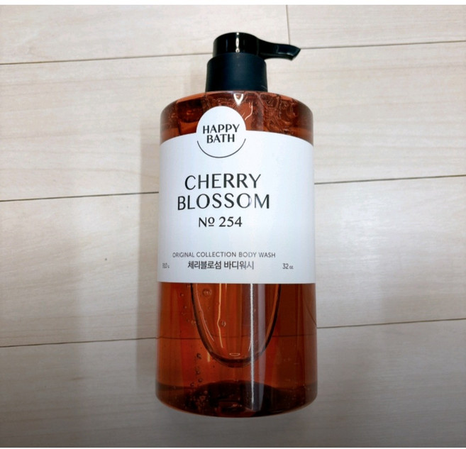 해피바스 오리지널컬렉션 바디워시 체리블로섬, 910g, 7개