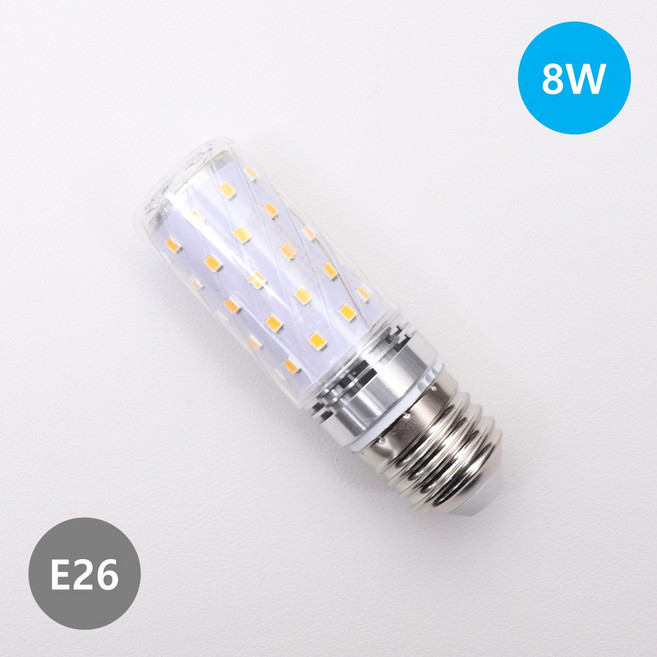 LONG e26 미니 콘램프 8W, 13개, 주광색