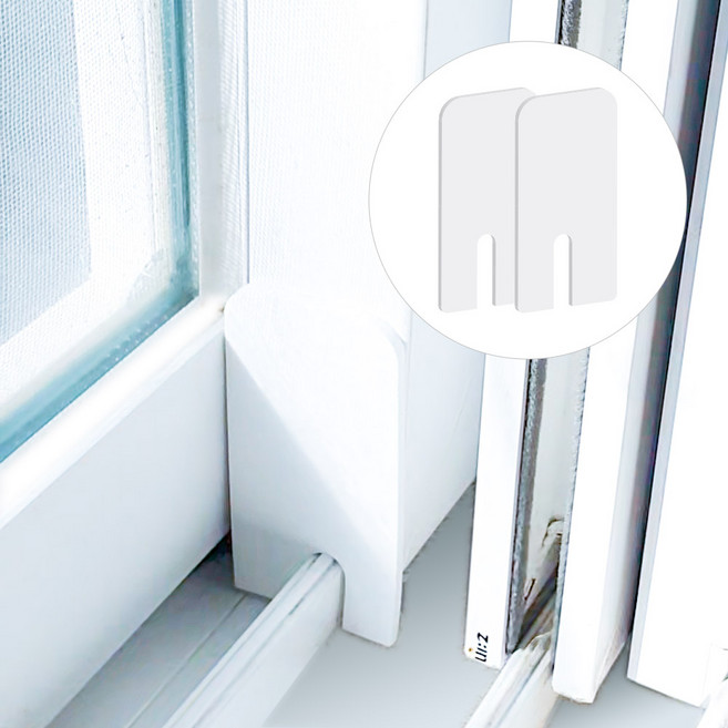 디와이엔텍 바람막이 외풍차단 풍지판 화이트 블랙 ( 상단 + 하단 ) 세트, 3.창틀 바람막이 패드 1m - 1개, 1개