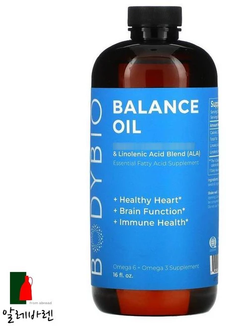 바디바이오 밸런스 오일 리놀레산 블렌드 ALA 473ml, 1개, 473.176ml - 쿠팡