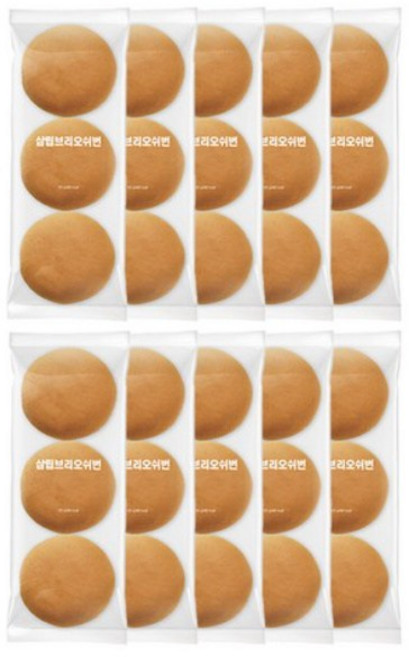 삼립 상온 브리오슈번 햄버거빵, 150g, 10개