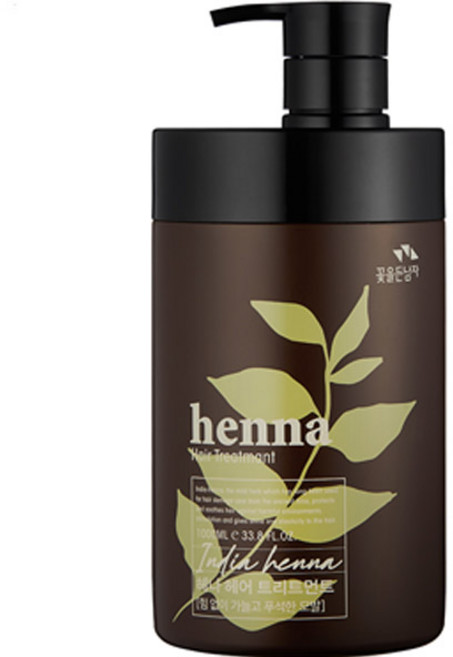 꽃을든남자 헤나 트리트먼트 헤어팩, 1개, 1L