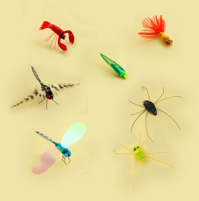 고양이 낚싯대 리필 벌레 곤충 장난감 7종