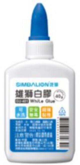 雄獅 多用途白膠, 1個, 40g(GU401), 40g