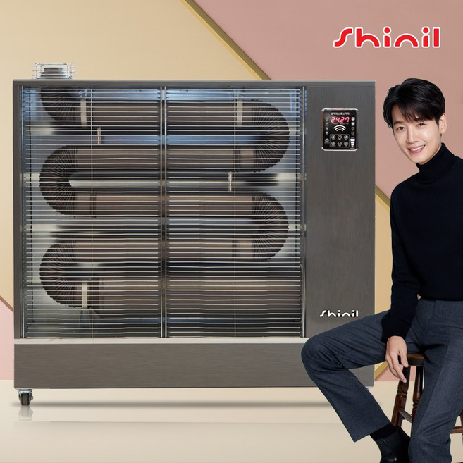 캐로스 신일 돈풍기 대형온풍기 18-66평형 원적외선 튜브히터 등유난로 곱창난로 휴게소 창고 튜브히터 열풍기, 52평형 신일전자