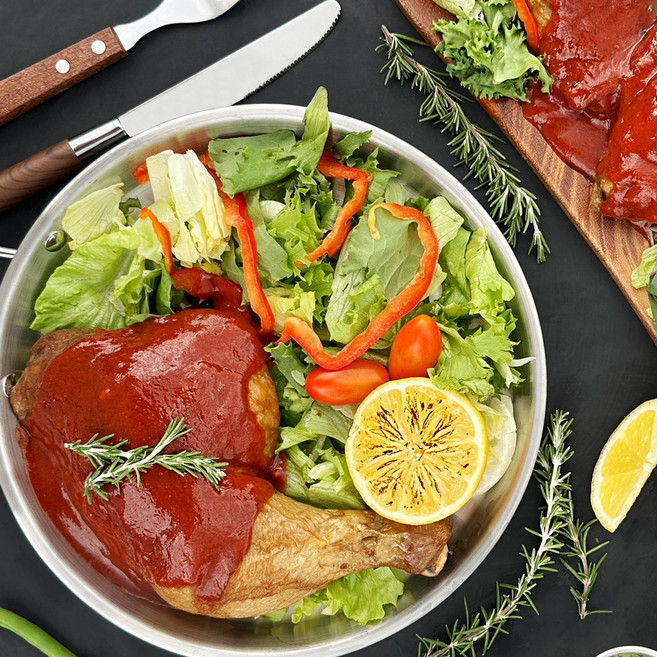 맛있는 바베큐 통닭다리 350g, 1개
