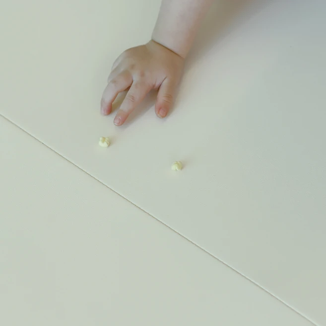 꼬망세 매트 4cm 유아 매트, 올크림 - 쿠팡