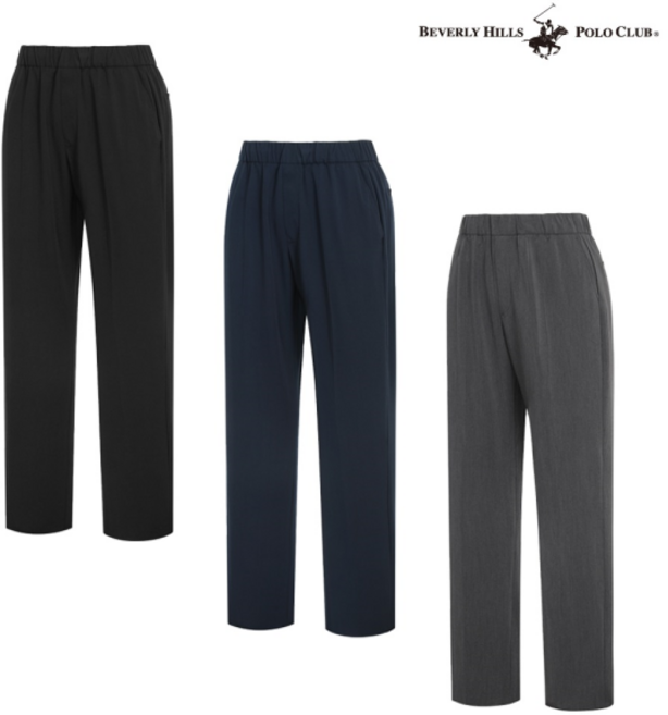 아놀드파마 비버리힐즈클럽 남성 골프 썸머 밴딩 슬랙스바지 3종택1 _GF