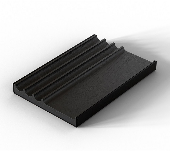 Ekeepment 원목 펜 트레이, 1개, Black Oak