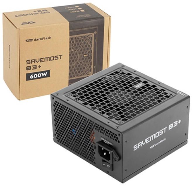 [darkFlash] SAVEMOST 600W 83+ 블랙 (ATX/600W)