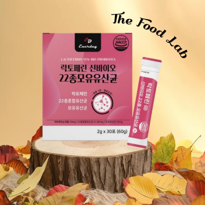 에너데이 22종모유유산균 락토페린신바이오 30, 2g, 30개