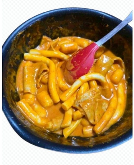 [석관동 떡볶이] 매콤고소한로제의풍미 로제떡볶이 간식 야식 취향대로재료를더해즐기는떡볶이, 1개, 560g