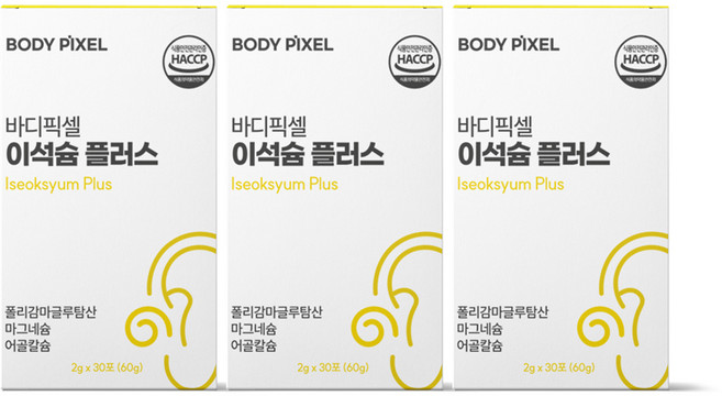 바디픽셀 이석슘 플러스 분말, 60g, 3개
