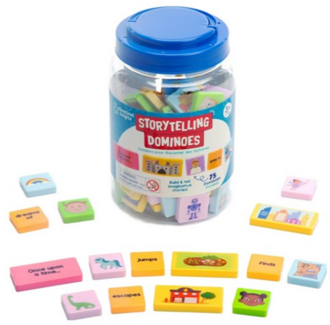 러닝리소스 스토리텔링 도미노 세트, 5개, 믹스 컬러
