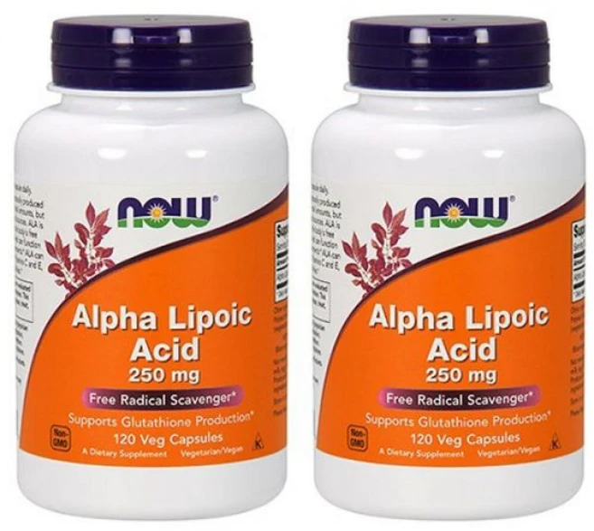 나우푸드 알파 리포산 250mg 캡슐 120정 2팩 - 쿠팡