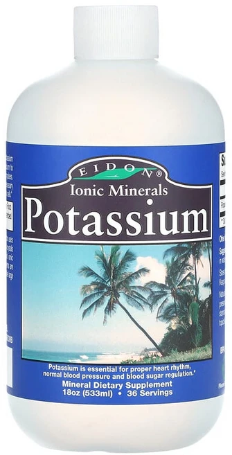 Eidon Ionic Minerals 이온성 미네랄 칼륨 533ml(18oz) Minerals (에이든 아이오닉 미네랄), Eidon Ionic Minerals, 이온성 미네랄,, 1개, 533ml - 쿠팡