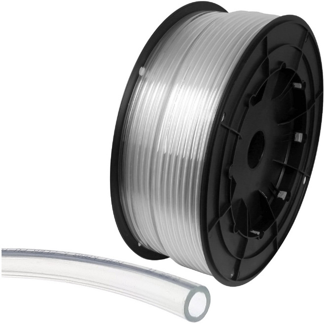 남강 투명 우레탄 호스 8mm X 4.5mm 100M 에어튜브 유공압, 1개