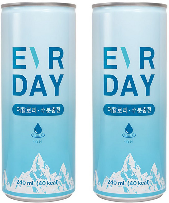 에버데이 이온 저칼로리 240ml, 60개