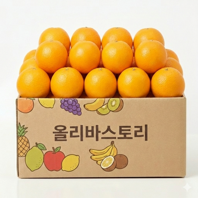 고당도 네이블 오렌지 대용량, 1개, 중과 17kg (86-88과)