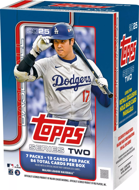 Topps 2025 탑스 야구 시리즈 2 블래스터 박스, 1개