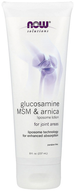 나우푸드 Solutions 글루코사민 MSM & 아르니카 리포솜 로션 237ml(8fl oz), 237ml, 1개