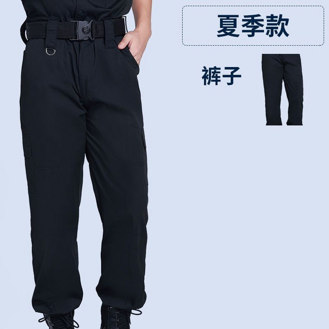 舒適透氣保安褲子 春秋作訓褲 耐磨工作服褲子 戰術褲