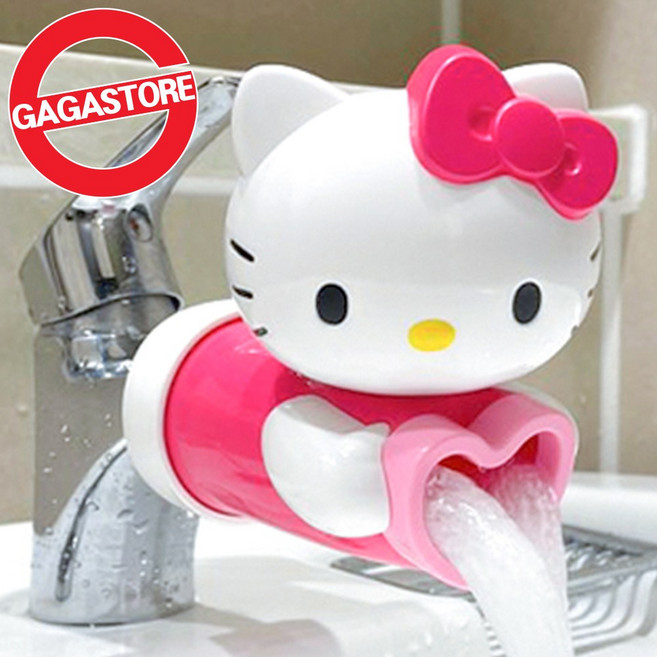 헬로키티 아기 유아 세면대 수도꼭지 연장 탭, 1개