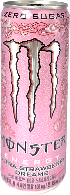 몬스터에너지 스트로베리 드림즈, 355ml, 12개입