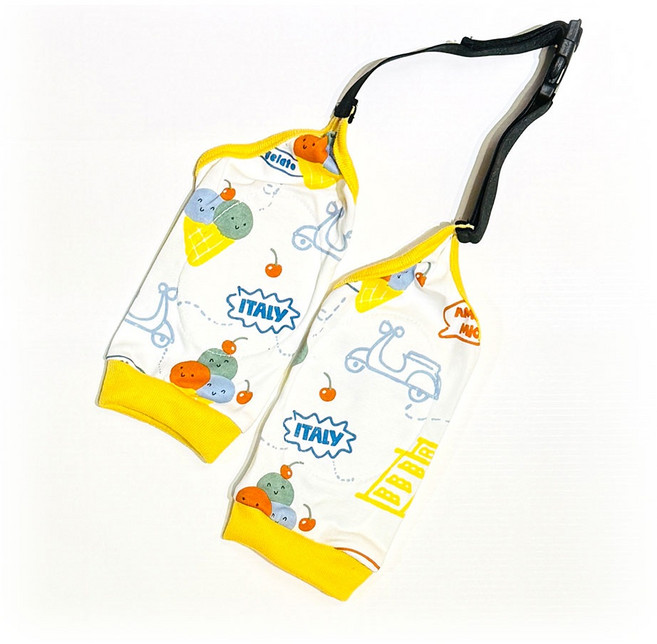 福媽寵物 關節保護套 保護前腿 大型犬適用, 奶油冰淇淋, 1個