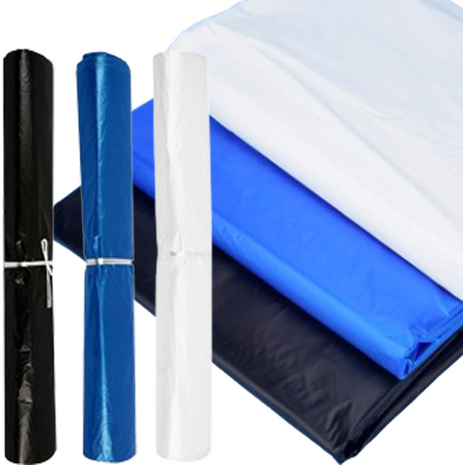 비닐봉투 재활용 쓰레기봉투 분리수거 30L 50L 80L 100L 청색 검정색 백색 묶음