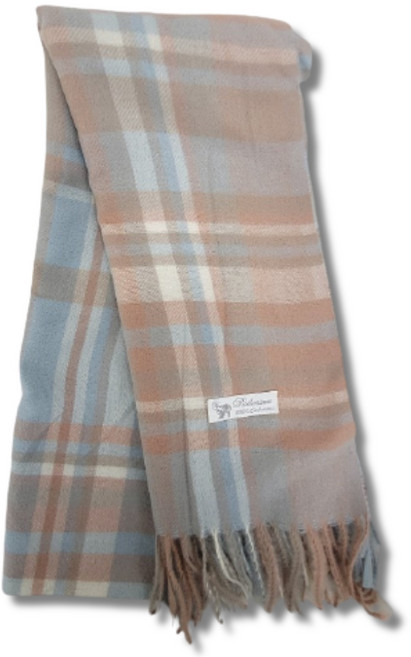 몽골리아 캐시미어 남여공용 커플 체크 머플러 고급 선물용 목도리