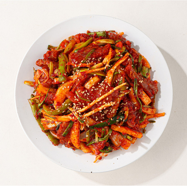 [군산] 홍어무침 잔치집 에서 먹던 옛날 그맛 술안주 밑반찬 당일조리 잔치집 홍어무침 [국내산], 1kg, 1개