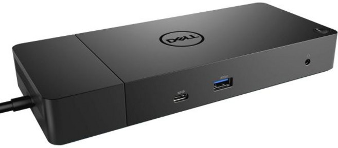 Dell WD19 130W 도킹 스테이션 90W 전원 공급 USB-C HDMI 듀얼 DisplayPort 블랙