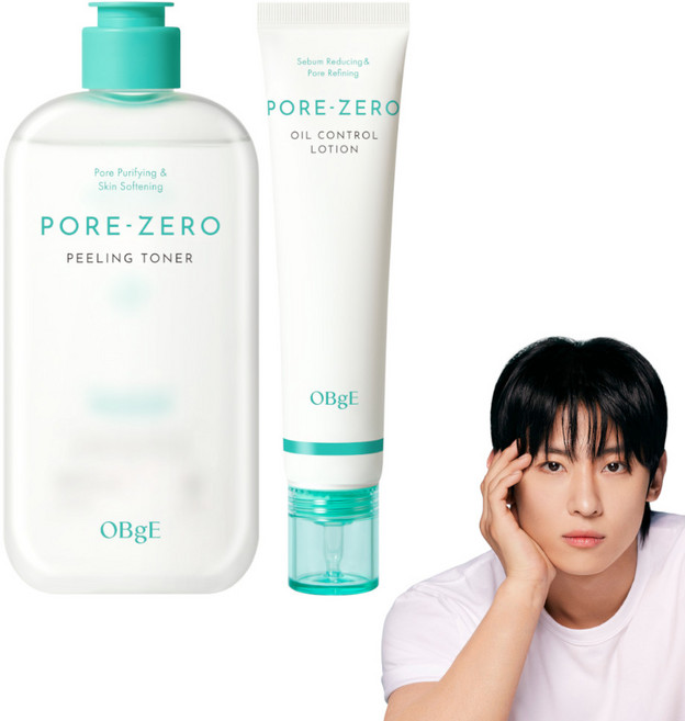 오브제 포어 제로 필링 토너 310ml + 오일 컨트롤 로션 70ml 기초 2종 세트, 1세트, 380ml