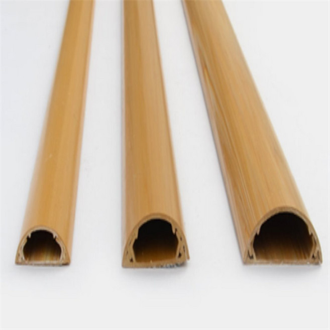 바닥용 둥근 반달 전선몰딩1M 가림 보호 대형, 대, 우드, 1개