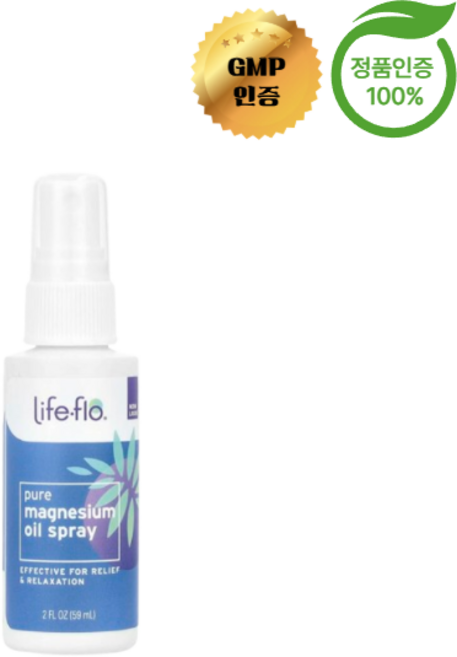 라이프 플로 순수 마그네슘 오일 스프레이 59ml, 1개